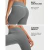 imagebaleaf Womens Capri Leggings with 3 Pockets Tummy Control 21quot Inseam Workout Capris Yoga PantsGraphite Gray