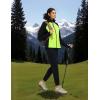imagebaleaf Womens Cycling Puffer Jacket Winter Warm Lightweight Insulated Hiking Jackets Zip Pockets Running SkiingYellowBlack