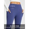 imagebaleaf Womens Fleece Lined Pants Water Resistant Winter Thermal Warm Flare Leggings Bell Bottom Yoga Pants with PocketsBlue