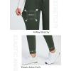 imagebaleaf Womens Fleece Lined Pants WaterResistant Sweatpants Winter Thermal Ski Hiking Running JoggersArmy Green