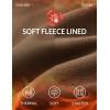 imagebaleaf Womens Fleece Lined Pants Winter Thermal Travel Pants Cold Weather Golf Hiking Snow Pockets Work CasualBrown