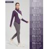 imagebaleaf Womens Fleece Running Jacket Water Resistant Full Zip Winter Cold Weather Gear Thermal Cycling Workout JacketsBpurple