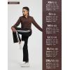 imagebaleaf Womens Fleece Running Jackets Full Zip Warm Sweatshirts Jackets Winter Cold Weather Workout Athletic Sports LeisureDark Brown