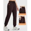 imagebaleaf Womens Joggers Running Hiking Pants with Zipper Pockets Lightweight Athletic Sweatpants Workout Jogging TravelDark Brown