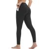 imagebaleaf Womens Leggings with 6 Pockets 25 High Waisted Workout Yoga Tummy Control 78 Ankle PantsBlack