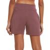imagebaleaf Womens Lounge Shorts Cotton Sweat Athletic Shorts with Pockets High Waist Summer CasualLunar Pink