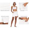 imagebaleaf Womens Lounge Shorts Cotton Sweat Athletic Shorts with Pockets High Waist Summer CasualWhite