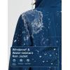 imagebaleaf Womens Rain Jacket 14 Packable Lightweight Windbreaker WaterResistant Pullover Jackets with Hood Hiking TravelNavy Blue