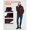 imagebaleaf Womens Sherpa Fleece Lined Jakcets with Hood Button Down Drawstring Winter Casual Warm Coat with PocketsDark Brown