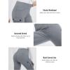 imagebaleaf Womens Thick Fleece Lined Pants Flare Leg Winter Snow Water Resistant Cargo Pockets High Waisted WarmDark Gray
