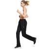 imagebaleaf Womens Track Pants Athletic Jogging Sweatpants Zipper Pockets WarmUp Sports Running PantsBlackBlack