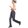 imagebaleaf Womens Track Pants Athletic Jogging Sweatpants Zipper Pockets WarmUp Sports Running PantsGreyBlack