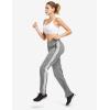 imagebaleaf Womens Track Pants Athletic Jogging Sweatpants Zipper Pockets WarmUp Sports Running PantsLight GrayWhite