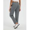 imagebaleaf Womens Travel Pants Stretch Ankle Golf Pants with Pockets Comfy Petite Business Casual Dressy Work SlacksDark Gray