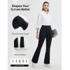 imagebaleaf Womens Yoga Dress Pants Work with 4 Pockets Bootcut Business Leggings Stretch High Waisted Slacks Casual 30quotBlack