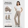 imagebaleaf Womens Yoga Dress Pants Work with 4 Pockets Bootcut Business Leggings Stretch High Waisted Slacks Casual 30quotKhaki