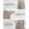 imagebaleaf Womens Yoga Dress Pants Work with 4 Pockets Bootcut Business Leggings Stretch High Waisted Slacks Casual 30quotKhaki
