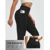 imagebaleaf Womens Yoga Pants with 4 Cargo Pockets Scrunch Workout Flare Leggings High Waist Casual Gym Bell BottomDark Brown