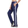 imagebaleaf Womens Track Pants Athletic Jogging Sweatpants Zipper Pockets WarmUp Sports Running PantsNavyWhite