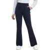 imagebaleaf Womens Yoga Dress Pants Work with 4 Pockets Bootcut Business Leggings Stretch High Waisted Slacks Casual 30quotNavy Blue