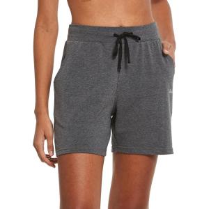 imagebaleaf Womens Lounge Shorts Cotton Sweat Athletic Shorts with Pockets High Waist Summer CasualCharcoal