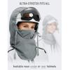 imagebaleaf Balaclava Ski Mask Winter Water Resistant Face Mask for Women Men Cold Weather Gear Skiing Snowboarding Neck GaiterGrey