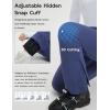 imagebaleaf Snow Pants Womens Fleece Lined Water Resistant Insulated Softshell Winter Ski Pants with Pockets Snowboarding HikingNavy Blue
