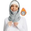 imagebaleaf Fleece Balaclava Face MaskThermal Ski Mask for WomenWinter Hats Face Cover Hood Cold Weather Gear 2 SizeGrey