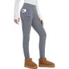 imagebaleaf Thick Leggings for Women Water Resistant Snow Pants Fleece Lined Leggings Winter Ski Hiking Pants with Zip PocketsDark Gray