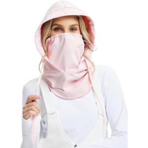 imagebaleaf Balaclava Ski Mask Winter Water Resistant Face Mask for Women Men Cold Weather Gear Skiing Snowboarding Neck GaiterPink