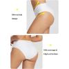 imageBALEAF Womens Modest Bikini Bottom High Waisted Swim Bottoms Full Coverage Bathing Suit BottomWhite