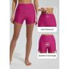 imagebaleaf Womens Swim Shorts 3quot High Waisted Swimsuit Tummy Control Bottoms Ruched Side Board Shorts with PocketPink