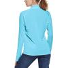 imagebaleaf Womens UPF 50 Sun Shirts Long Sleeve UV Protection Rash Guard Lightweight Quick Dry SPF Hiking Tops OutdoorA03blue