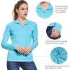 imagebaleaf Womens UPF 50 Sun Shirts Long Sleeve UV Protection Rash Guard Lightweight Quick Dry SPF Hiking Tops OutdoorA03blue