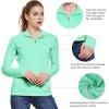 imagebaleaf Womens UPF 50 Sun Shirts Long Sleeve UV Protection Rash Guard Lightweight Quick Dry SPF Hiking Tops OutdoorA03light Green