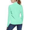 imagebaleaf Womens UPF 50 Sun Shirts Long Sleeve UV Protection Rash Guard Lightweight Quick Dry SPF Hiking Tops OutdoorA03light Green