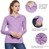 imagebaleaf Womens UPF 50 Sun Shirts Long Sleeve UV Protection Rash Guard Lightweight Quick Dry SPF Hiking Tops OutdoorA03purple