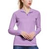 imagebaleaf Womens UPF 50 Sun Shirts Long Sleeve UV Protection Rash Guard Lightweight Quick Dry SPF Hiking Tops OutdoorA03purple