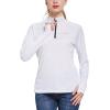 imagebaleaf Womens UPF 50 Sun Shirts Long Sleeve UV Protection Rash Guard Lightweight Quick Dry SPF Hiking Tops OutdoorA03white