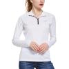 imagebaleaf Womens UPF 50 Sun Shirts Long Sleeve UV Protection Rash Guard Lightweight Quick Dry SPF Hiking Tops OutdoorA03white
