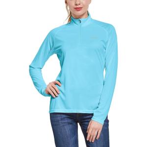 imagebaleaf Womens UPF 50 Sun Shirts Long Sleeve UV Protection Rash Guard Lightweight Quick Dry SPF Hiking Tops OutdoorA03blue