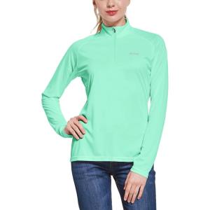 imagebaleaf Womens UPF 50 Sun Shirts Long Sleeve UV Protection Rash Guard Lightweight Quick Dry SPF Hiking Tops OutdoorA03light Green