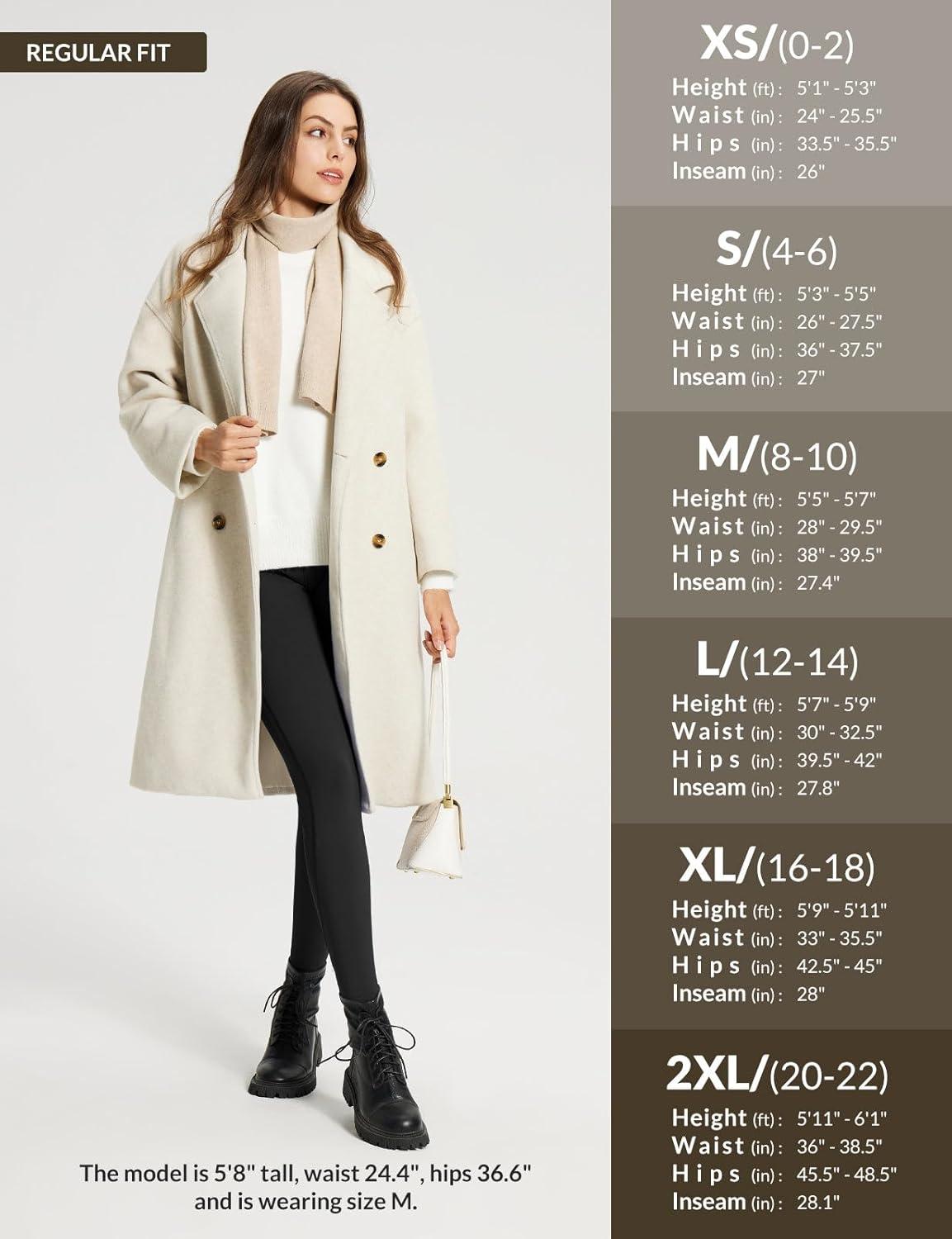 imagebaleaf Womens Fleece Lined Leggings Thick Soft Winter Warm Thermal Waterproof High Waisted Pockets Hiking Running SkiingBlack