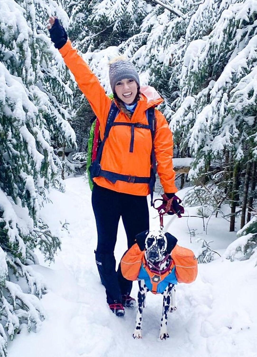 imagebaleaf Womens Fleece Lined Leggings Waterproof Winter Hiking Pants Thermal Running Tights Zipper Pockets High WaistedBlack