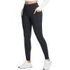 imagebaleaf 2530 Womens Fleece Lined Leggings Water Resistant High Waist Winter Running Hiking Pants Zipper Pockets30 Inch Black