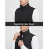 imagebaleaf Mens Puffer Vest Lightweight Warm Outerwear Water Resistant Zip Up Winter Sleeveless Jackets Hiking Golf WindproofBlack