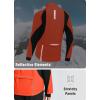 imagebaleaf Mens Winter Cycling Jackets Water Resistant Thermal Running Softshell Jacket Warm Cold Weather Pockets03orange