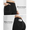 imagebaleaf Womens Fleece Lined Leggings 4 Pockets Warm Thermal Winter Insulated Petite Pants Snow Cold GearBlack