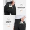 imagebaleaf Womens Thick Fleece Lined Leggings Winter Warm Jeggings Water Resistant High Waisted Tights Snow Pants 4 PocketsBlack