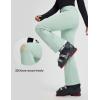 imagebaleaf Womens Snow Pants Insulated Waterproof Slim Ski Pants Snowboard Winter Cold Weather GearLight Green